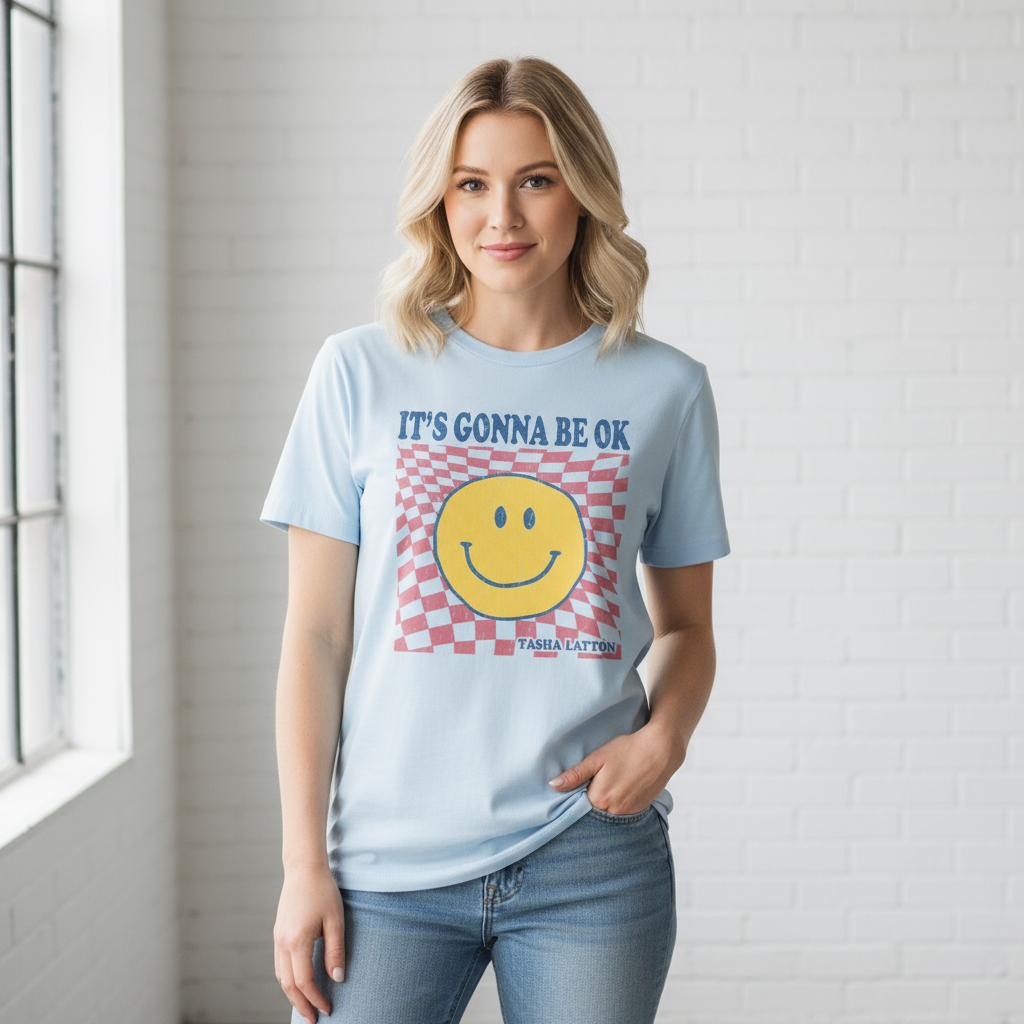 "It's Gonna Be Ok" Smiley T-Shirt