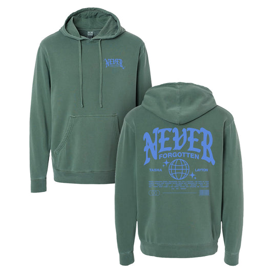 "Never" Hoodie - Green