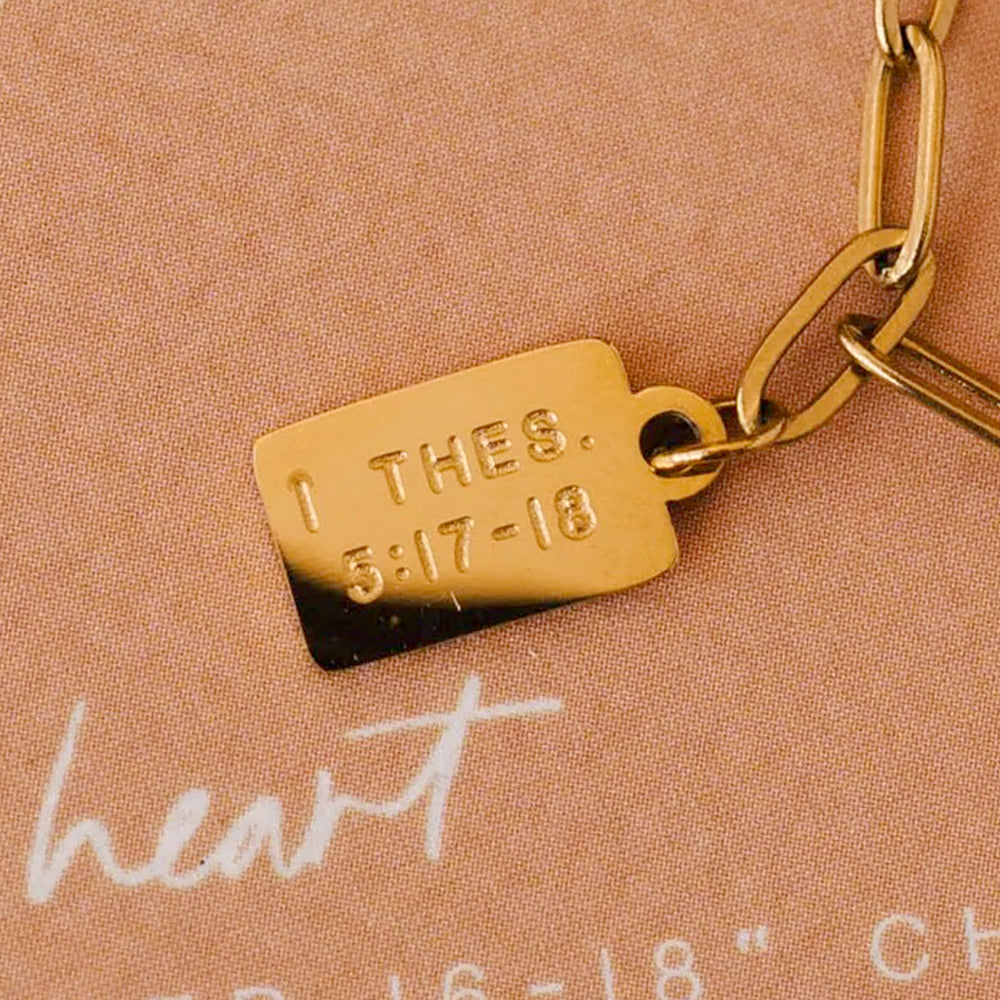 "Pray Big" Tag Necklace