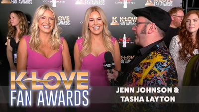 Tasha Layton and Jenn Johnson on the red carpet at the 2026 K-LOVE Fan Awards